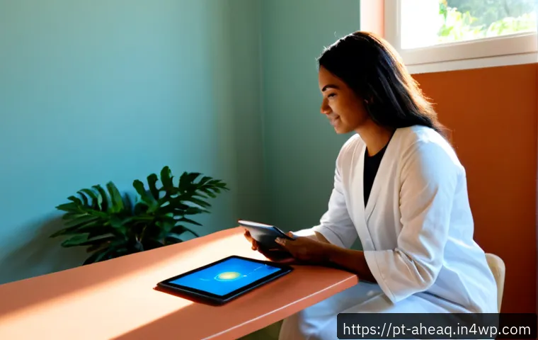 정신건강 케어의 새로운 패러다임 - Photorealistic mental health care innovation scene in a welcoming Portuguese community health clinic...